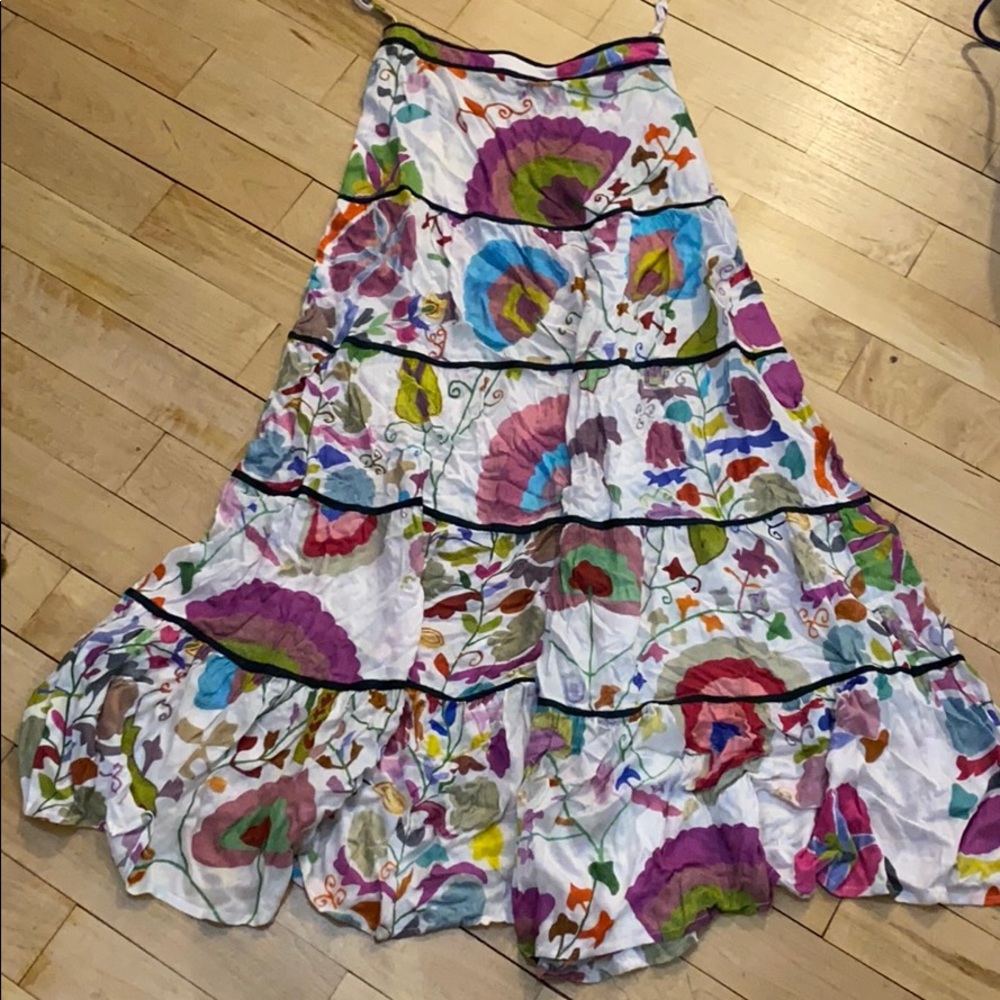 Ada Kamara Floral Maxi Skirt Sz S